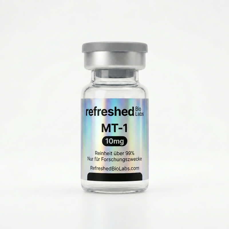Vial mit MT-1 (Melanotan I) Forschungspeptid